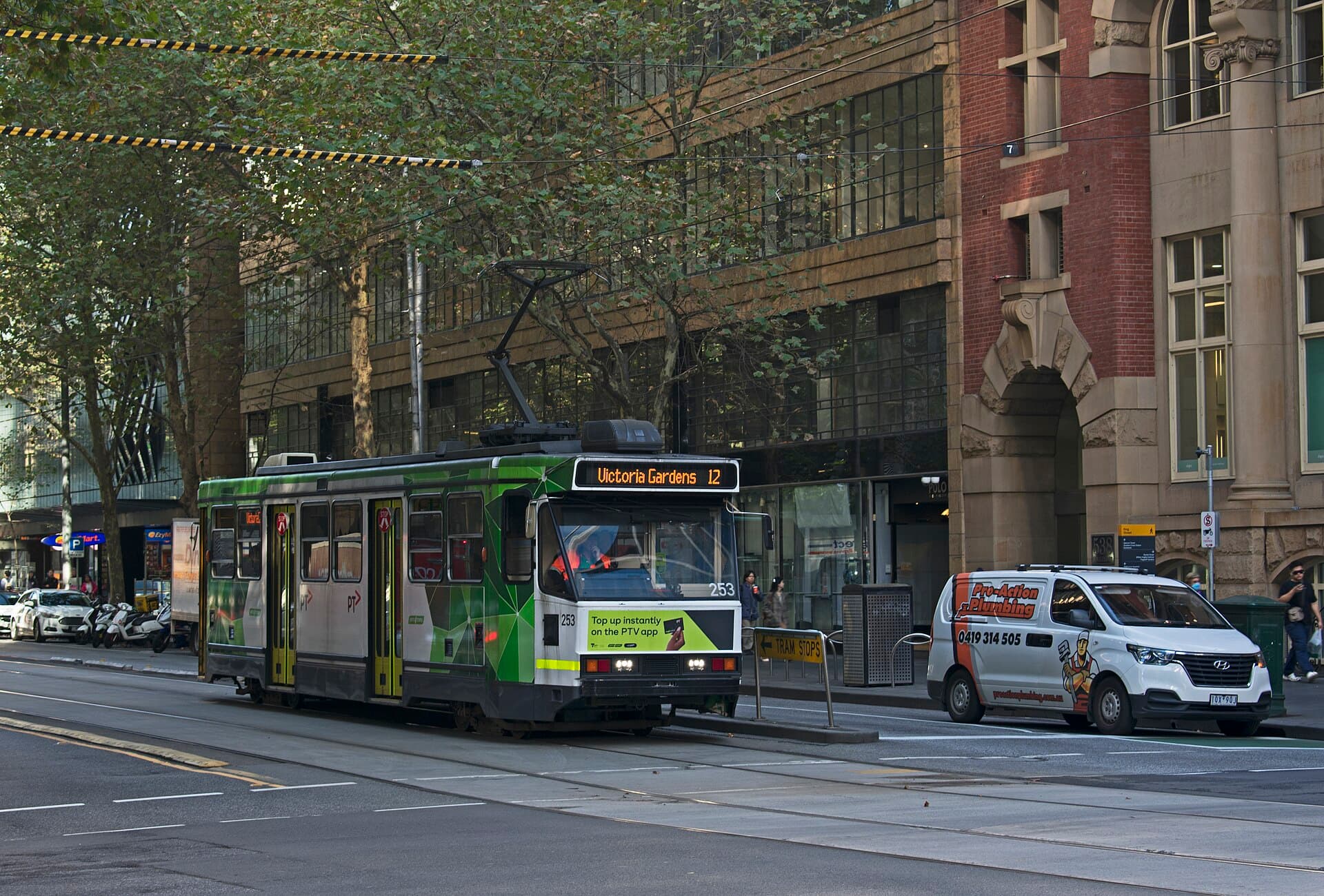 A Melbourne tram on Collins Street
